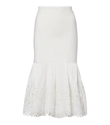 Simkhai Broderie anglaise midi skirt | Thumbnail 1 Simkhai Broderie anglaise midi skirt | Thumbnail 1