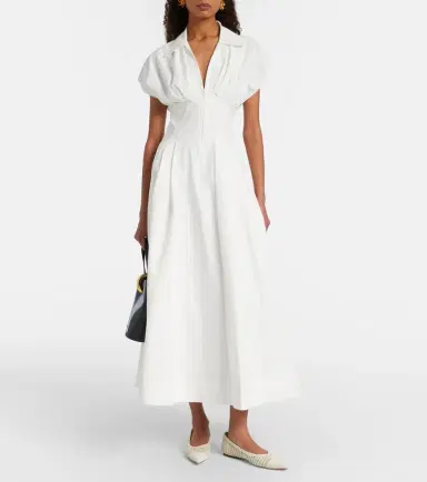 Simkhai Cotton-blend poplin midi dress | Thumbnail 5 Simkhai Cotton-blend poplin midi dress | Thumbnail 5