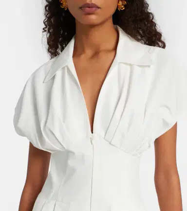 Simkhai Cotton-blend poplin midi dress | Thumbnail 6 Simkhai Cotton-blend poplin midi dress | Thumbnail 6