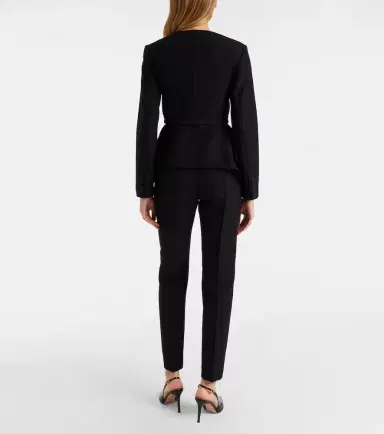 Roland Mouret Crêpe slim pants | Thumbnail 3 Roland Mouret Crêpe slim pants | Thumbnail 3