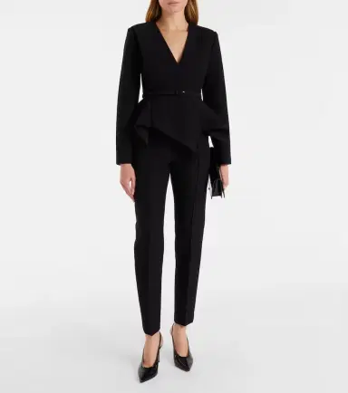 Roland Mouret Crêpe slim pants | Thumbnail 4 Roland Mouret Crêpe slim pants | Thumbnail 4