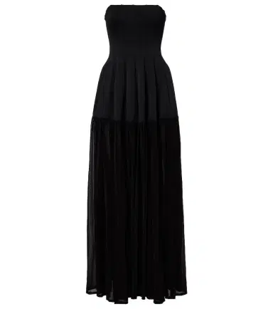 Simkhai Strapless tulle maxi dress | Thumbnail 1 Simkhai Strapless tulle maxi dress | Thumbnail 1