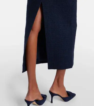 Roland Mouret Bouclé midi skirt | Thumbnail 4 Roland Mouret Bouclé midi skirt | Thumbnail 4