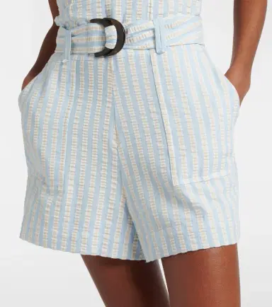 Simkhai Striped cotton-blend seersucker romper | Thumbnail 3 Simkhai Striped cotton-blend seersucker romper | Thumbnail 3