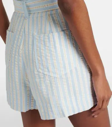 Simkhai Striped cotton-blend seersucker romper | Thumbnail 6 Simkhai Striped cotton-blend seersucker romper | Thumbnail 6