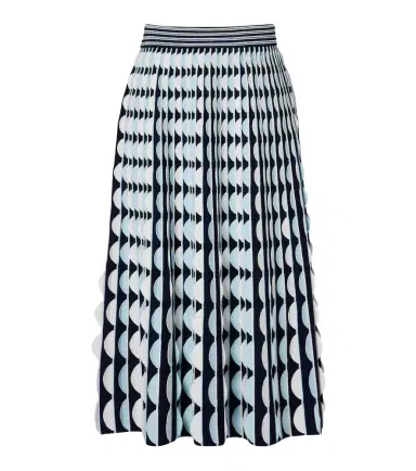 Simkhai Micah knitted scalloped midi skirt | Thumbnail 1 Simkhai Micah knitted scalloped midi skirt | Thumbnail 1
