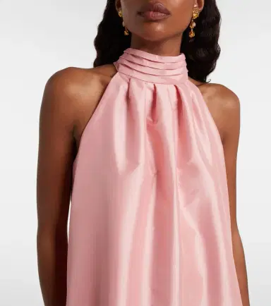 Simkhai Hope bow-detail taffeta minidress | Thumbnail 4 Simkhai Hope bow-detail taffeta minidress | Thumbnail 4