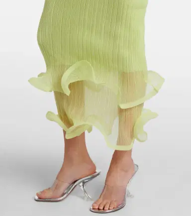 Simkhai Ruffled midi skirt | Thumbnail 4 Simkhai Ruffled midi skirt | Thumbnail 4