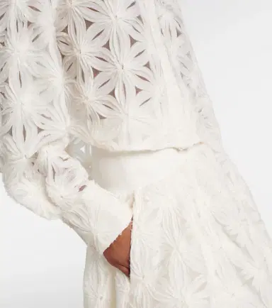 Simkhai Anders cropped floral blouse | Thumbnail 6 Simkhai Anders cropped floral blouse | Thumbnail 6