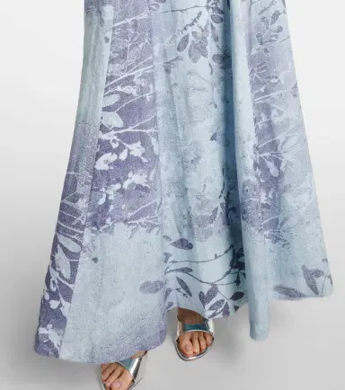 Simkhai Floral linen and cotton bustier dress | Thumbnail 2 Simkhai Floral linen and cotton bustier dress | Thumbnail 2