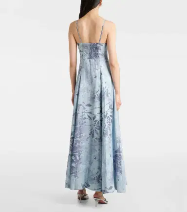 Simkhai Floral linen and cotton bustier dress | Thumbnail 4 Simkhai Floral linen and cotton bustier dress | Thumbnail 4