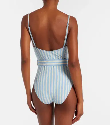 Simkhai Noa belted striped swimsuit | Thumbnail 6 Simkhai Noa belted striped swimsuit | Thumbnail 6