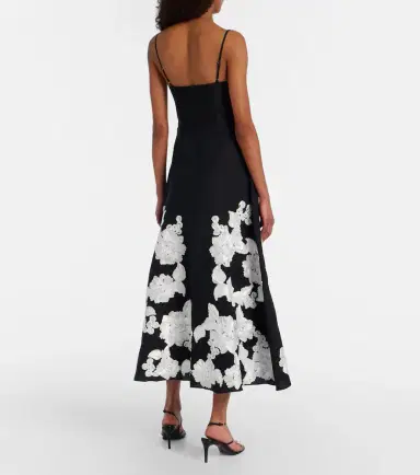 Simkhai Annabella linen-blend midi dress | Thumbnail 6 Simkhai Annabella linen-blend midi dress | Thumbnail 6