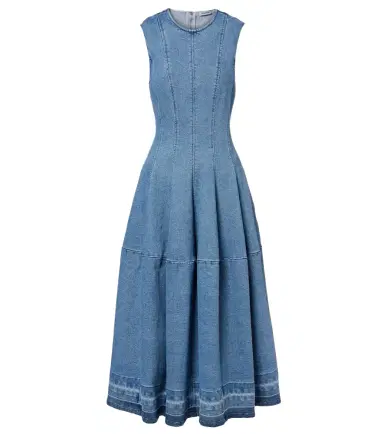 Simkhai Bowen denim maxi dress | Thumbnail 1 Simkhai Bowen denim maxi dress | Thumbnail 1