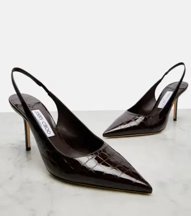 Jimmy Choo Love croc-effect leather slingback pumps | Thumbnail 2 Jimmy Choo Love croc-effect leather slingback pumps | Thumbnail 2