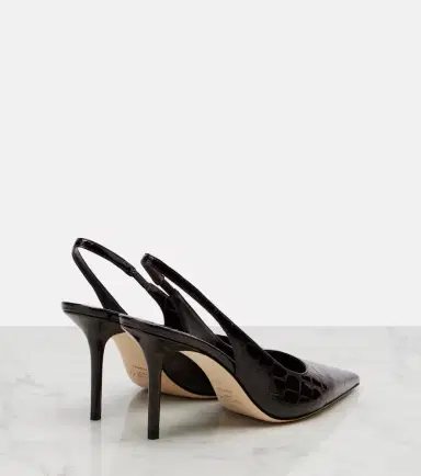 Jimmy Choo Love croc-effect leather slingback pumps | Thumbnail 3 Jimmy Choo Love croc-effect leather slingback pumps | Thumbnail 3