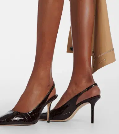 Jimmy Choo Love croc-effect leather slingback pumps | Thumbnail 6 Jimmy Choo Love croc-effect leather slingback pumps | Thumbnail 6