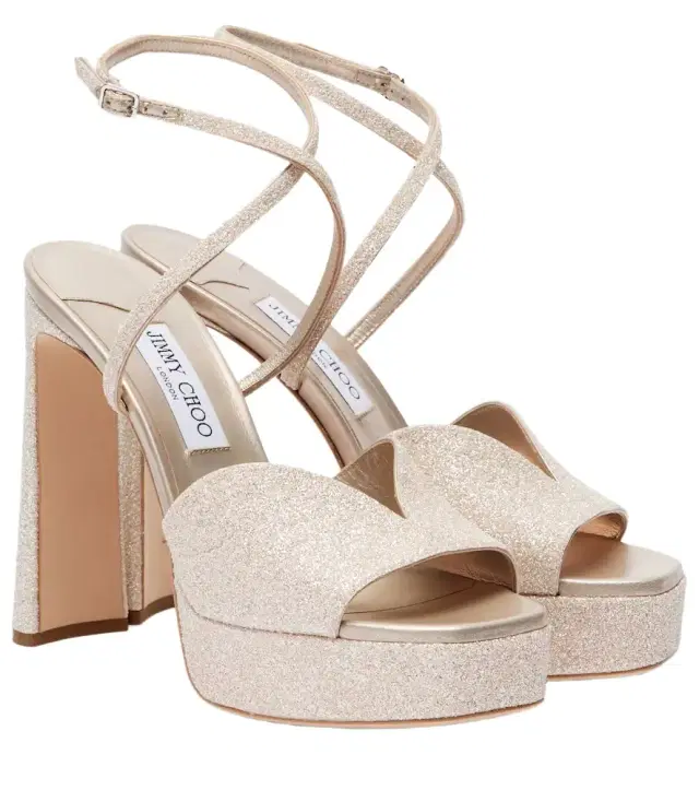 Karli 125 glitter platform sandals Karli 125 glitter platform sandals