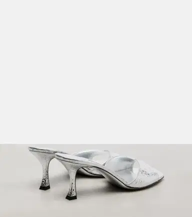 Jimmy Choo Skye 70 metallic leather mules | Thumbnail 2 Jimmy Choo Skye 70 metallic leather mules | Thumbnail 2