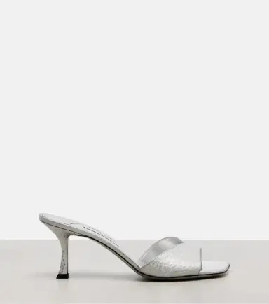 Jimmy Choo Skye 70 metallic leather mules | Thumbnail 3 Jimmy Choo Skye 70 metallic leather mules | Thumbnail 3