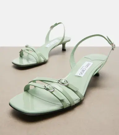 Jimmy Choo Kaira patent leather slingback sandals | Thumbnail 4 Jimmy Choo Kaira patent leather slingback sandals | Thumbnail 4