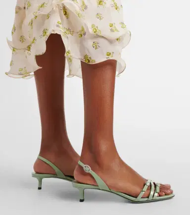 Jimmy Choo Kaira patent leather slingback sandals | Thumbnail 5 Jimmy Choo Kaira patent leather slingback sandals | Thumbnail 5