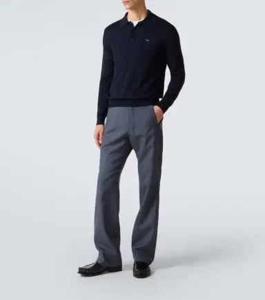 Prada Virgin wool polo sweater | Thumbnail 4 Prada Virgin wool polo sweater | Thumbnail 4