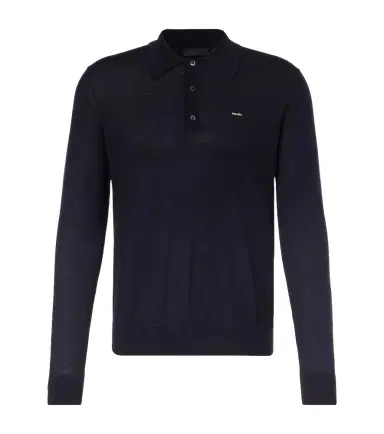 Prada Virgin wool polo sweater | Thumbnail 1 Prada Virgin wool polo sweater | Thumbnail 1