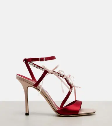 Jimmy Choo Lula 100 embellished satin sandals | Thumbnail 2 Jimmy Choo Lula 100 embellished satin sandals | Thumbnail 2