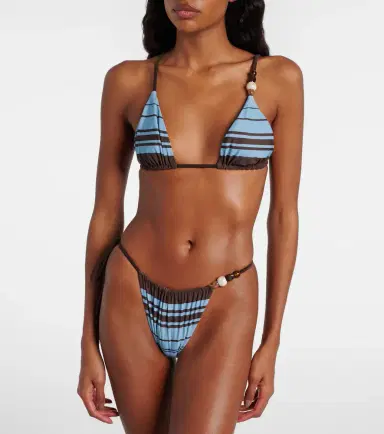 SIR Rioja beaded striped bikini bottoms | Thumbnail 3 SIR Rioja beaded striped bikini bottoms | Thumbnail 3