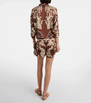 Poupette St Barth Isabelle printed high-rise shorts | Thumbnail 3 Poupette St Barth Isabelle printed high-rise shorts | Thumbnail 3