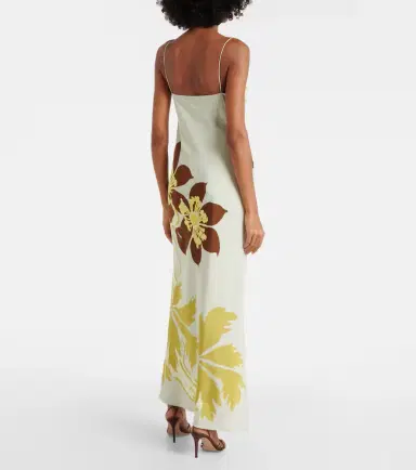 SIR Amaia floral silk crêpe slip dress | Thumbnail 2 SIR Amaia floral silk crêpe slip dress | Thumbnail 2