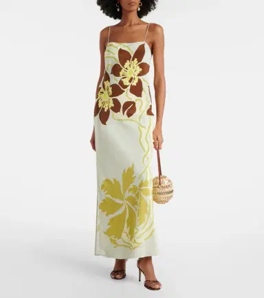SIR Amaia floral silk crêpe slip dress | Thumbnail 3 SIR Amaia floral silk crêpe slip dress | Thumbnail 3