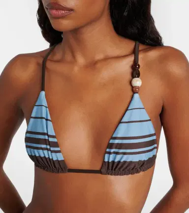 SIR Rioja beaded striped bikini top | Thumbnail 2 SIR Rioja beaded striped bikini top | Thumbnail 2