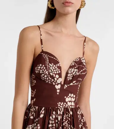 Poupette St Barth Milena printed tiered maxi dress | Thumbnail 6 Poupette St Barth Milena printed tiered maxi dress | Thumbnail 6
