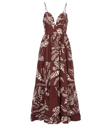 Poupette St Barth Milena printed tiered maxi dress | Thumbnail 1 Poupette St Barth Milena printed tiered maxi dress | Thumbnail 1