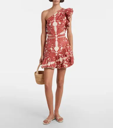 Poupette St Barth Corinne ruffled cotton minidress | Thumbnail 2 Poupette St Barth Corinne ruffled cotton minidress | Thumbnail 2