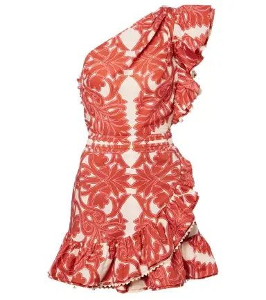 Poupette St Barth Corinne ruffled cotton minidress | Thumbnail 1 Poupette St Barth Corinne ruffled cotton minidress | Thumbnail 1