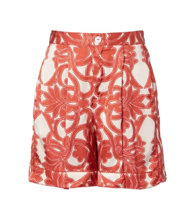Isabelle printed high-rise shorts Isabelle printed high-rise shorts