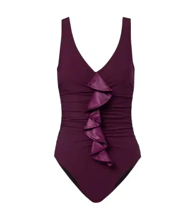 Karla Colletto Emery ruffled swimsuit | Thumbnail 1 Karla Colletto Emery ruffled swimsuit | Thumbnail 1