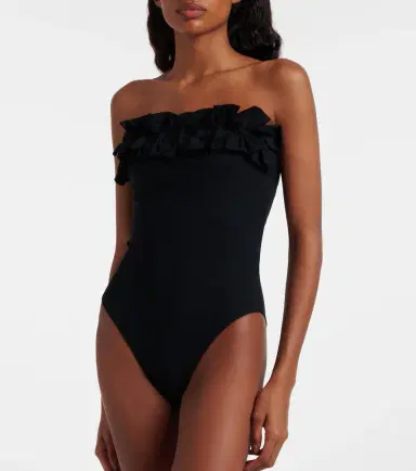 Karla Colletto Freya bow-detail bandeau swimsuit | Thumbnail 2 Karla Colletto Freya bow-detail bandeau swimsuit | Thumbnail 2