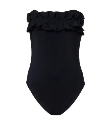 Karla Colletto Freya bow-detail bandeau swimsuit | Thumbnail 1 Karla Colletto Freya bow-detail bandeau swimsuit | Thumbnail 1