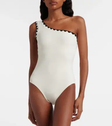 Karla Colletto Lia one-shoulder swimsuit | Thumbnail 2 Karla Colletto Lia one-shoulder swimsuit | Thumbnail 2