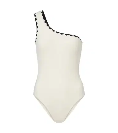 Karla Colletto Lia one-shoulder swimsuit | Thumbnail 1 Karla Colletto Lia one-shoulder swimsuit | Thumbnail 1