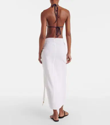 Melissa Odabash Winnie cotton and linen beach cover-up | Thumbnail 6 Melissa Odabash Winnie cotton and linen beach cover-up | Thumbnail 6