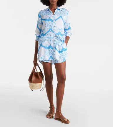 Melissa Odabash Annie printed shorts | Thumbnail 4 Melissa Odabash Annie printed shorts | Thumbnail 4