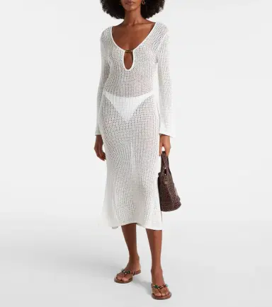 Melissa Odabash Casey open-knit midi dress | Thumbnail 5 Melissa Odabash Casey open-knit midi dress | Thumbnail 5