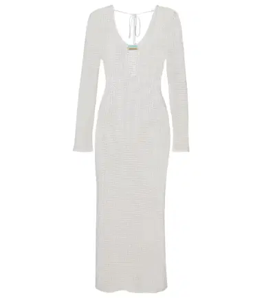Melissa Odabash Casey open-knit midi dress | Thumbnail 1 Melissa Odabash Casey open-knit midi dress | Thumbnail 1