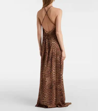 Melissa Odabash Sage leopard-print halterneck maxi dress | Thumbnail 5 Melissa Odabash Sage leopard-print halterneck maxi dress | Thumbnail 5