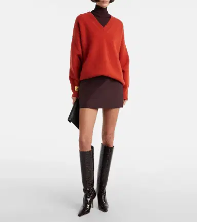 Jimmy Choo Agathe 85 croc-effect leather knee-high boots | Thumbnail 5 Jimmy Choo Agathe 85 croc-effect leather knee-high boots | Thumbnail 5